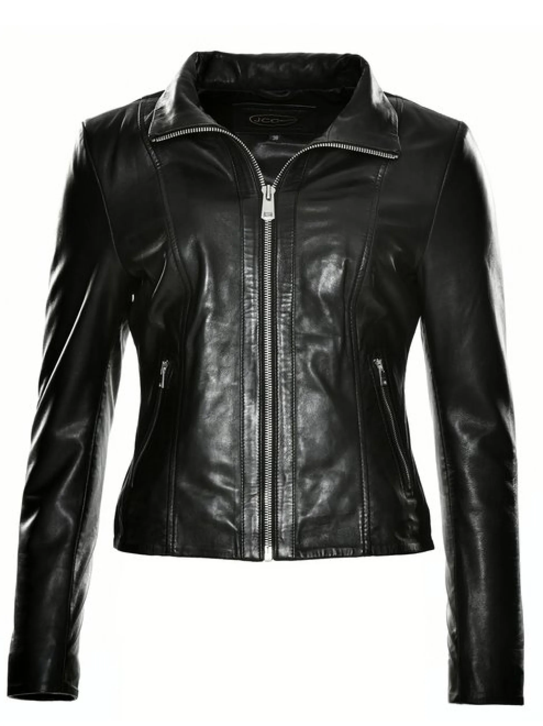 JCC Damen Lederjacke in schwarz