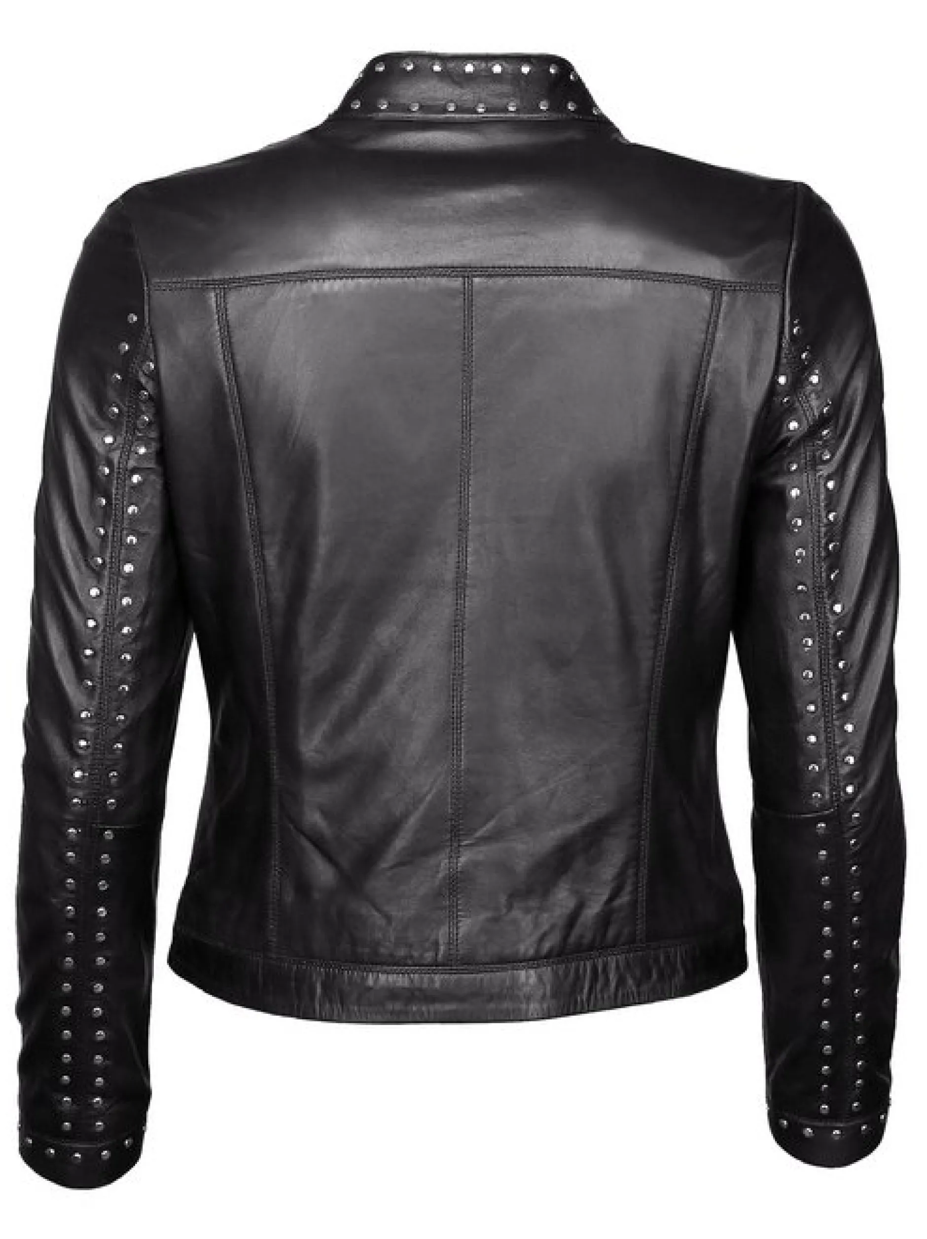 JCC Damen Lederjacke in schwarz