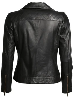 JCC Damen Lederjacke in schwarz