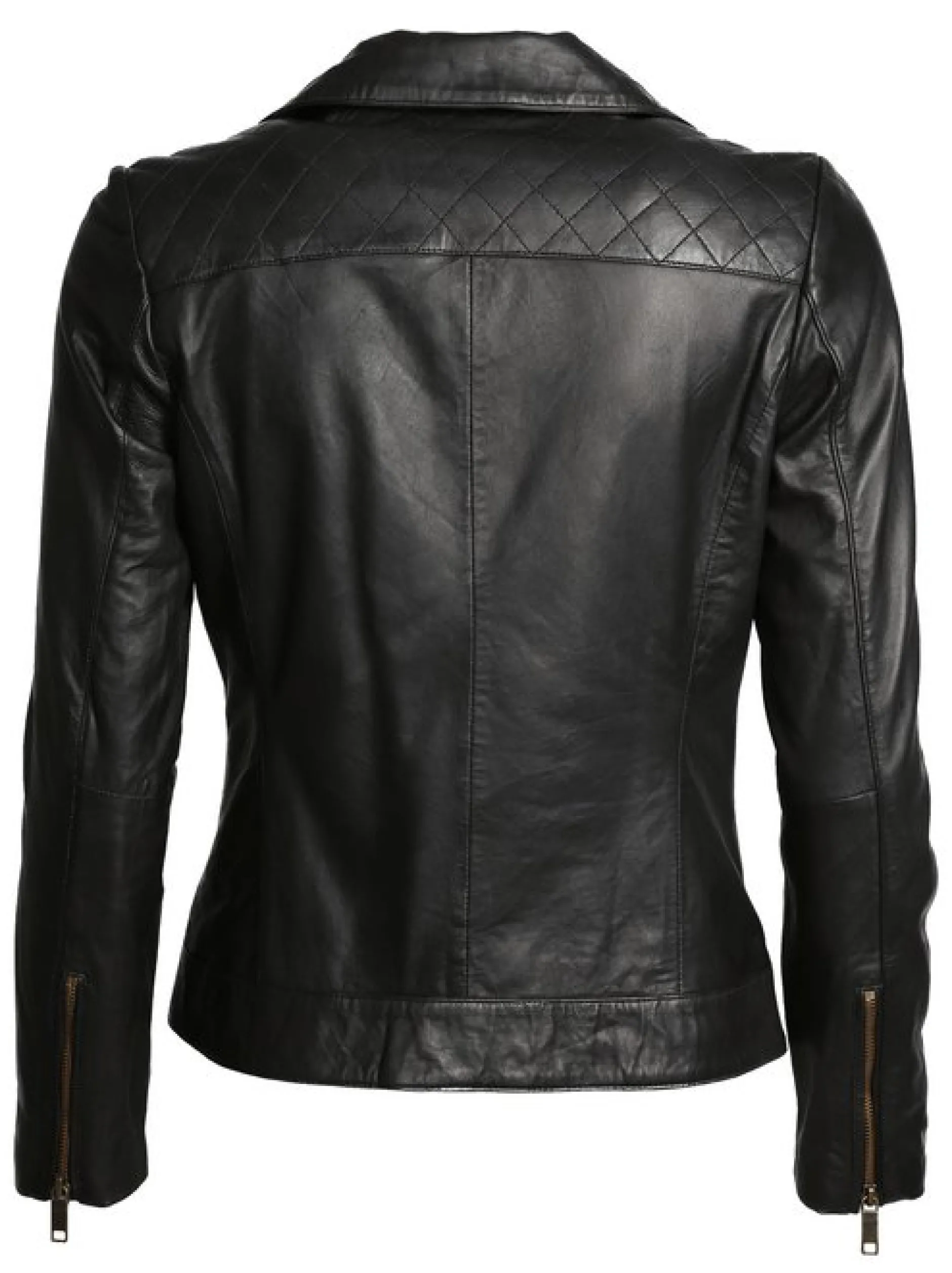 JCC Damen Lederjacke in schwarz