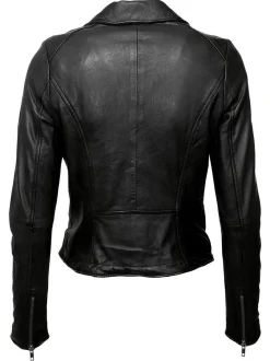 JCC Damen Lederjacke in schwarz