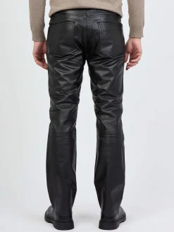 JCC Herren Lederhose in schwarz