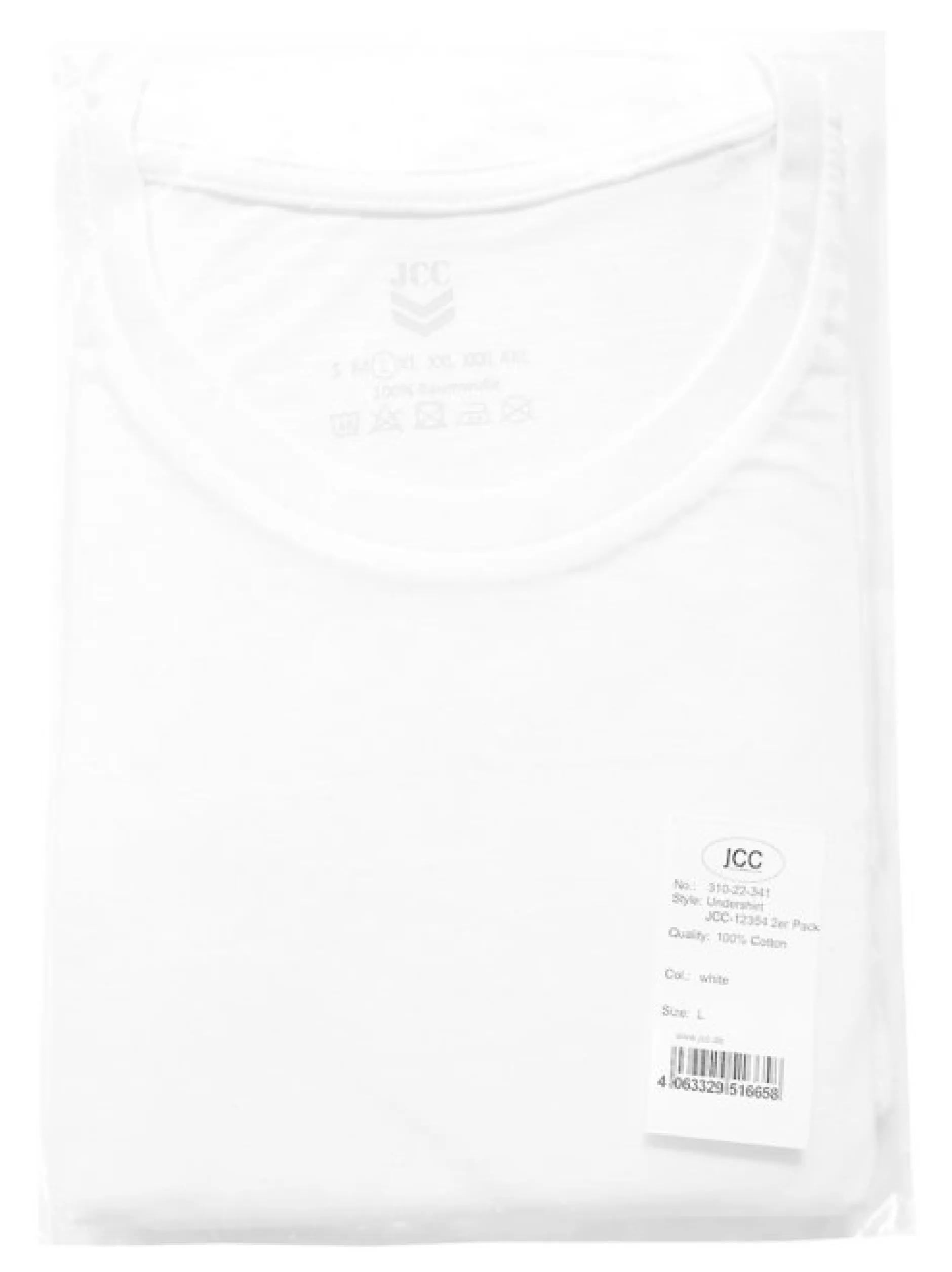 JCC Herren T-Shirt in weiß