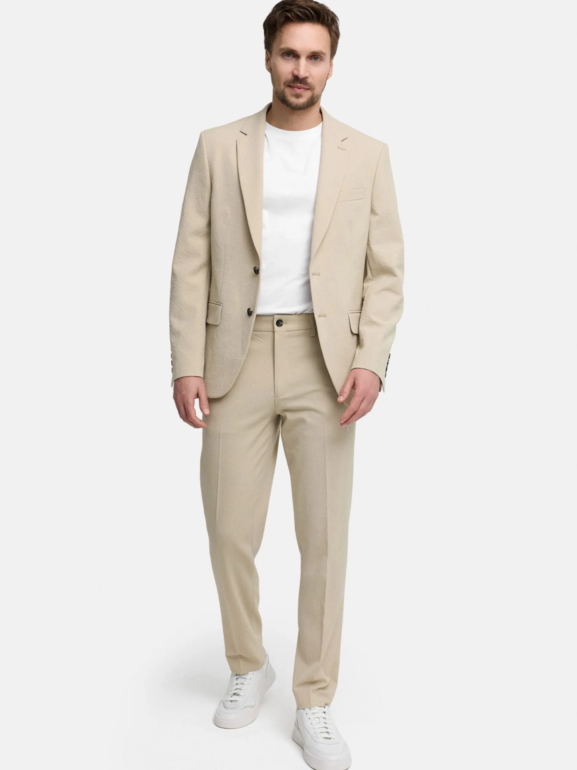 Jeff Herren Anzug - JFJonas set in beige