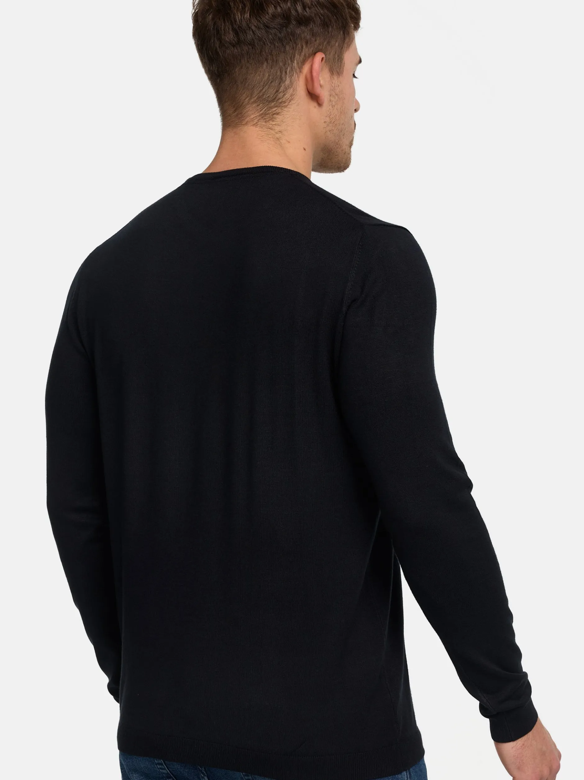 Jeff Herren Strickpullover - Greyson in schwarz