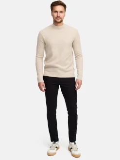Jeff Herren Strickpullover - JFCollin turtle neck in beige