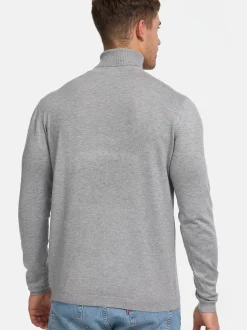 Jeff Herren Strickpullover - Malcolm in hellgrau