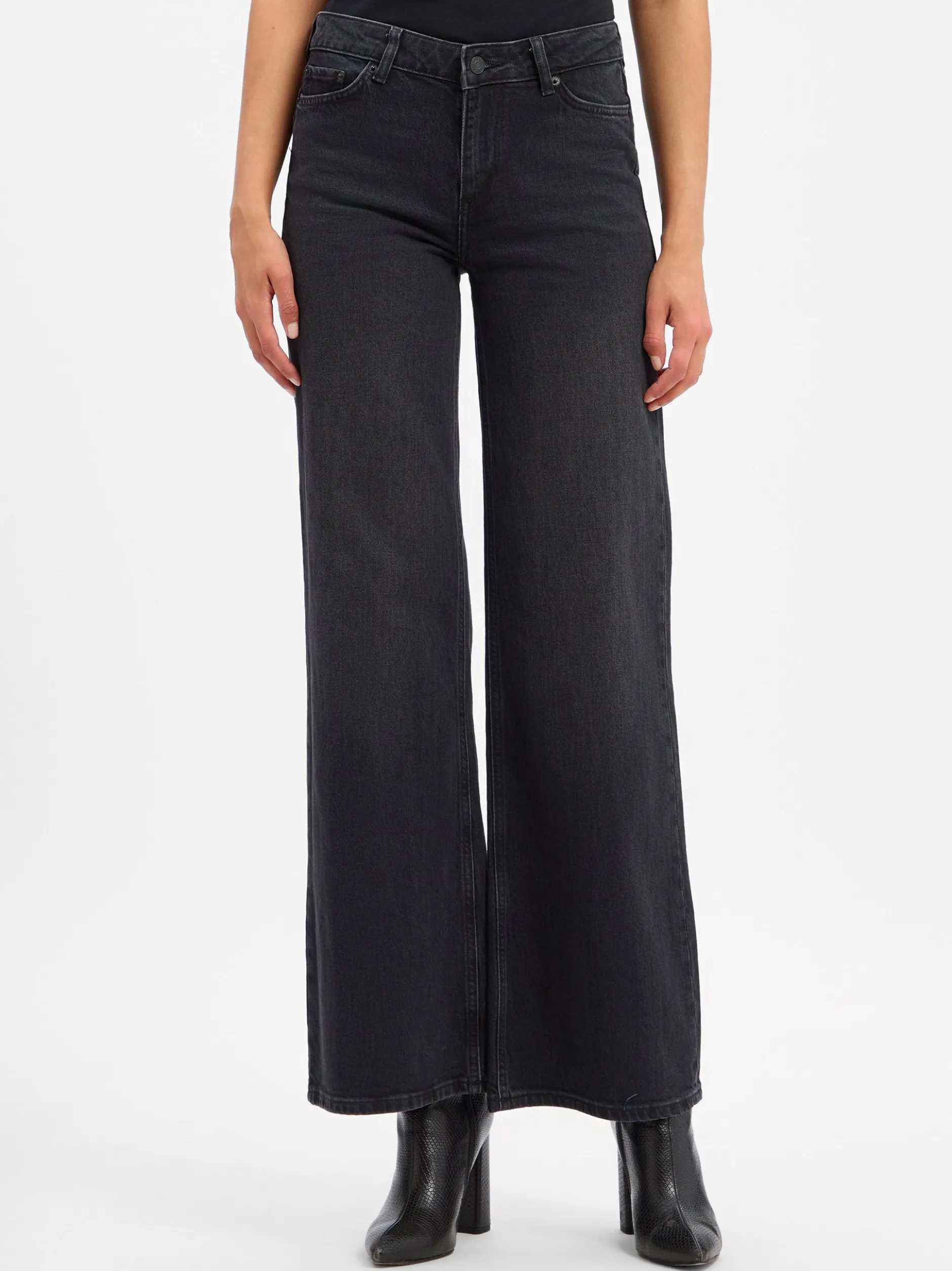 JJXX Damen Jeans - Rome Flared in anthrazit