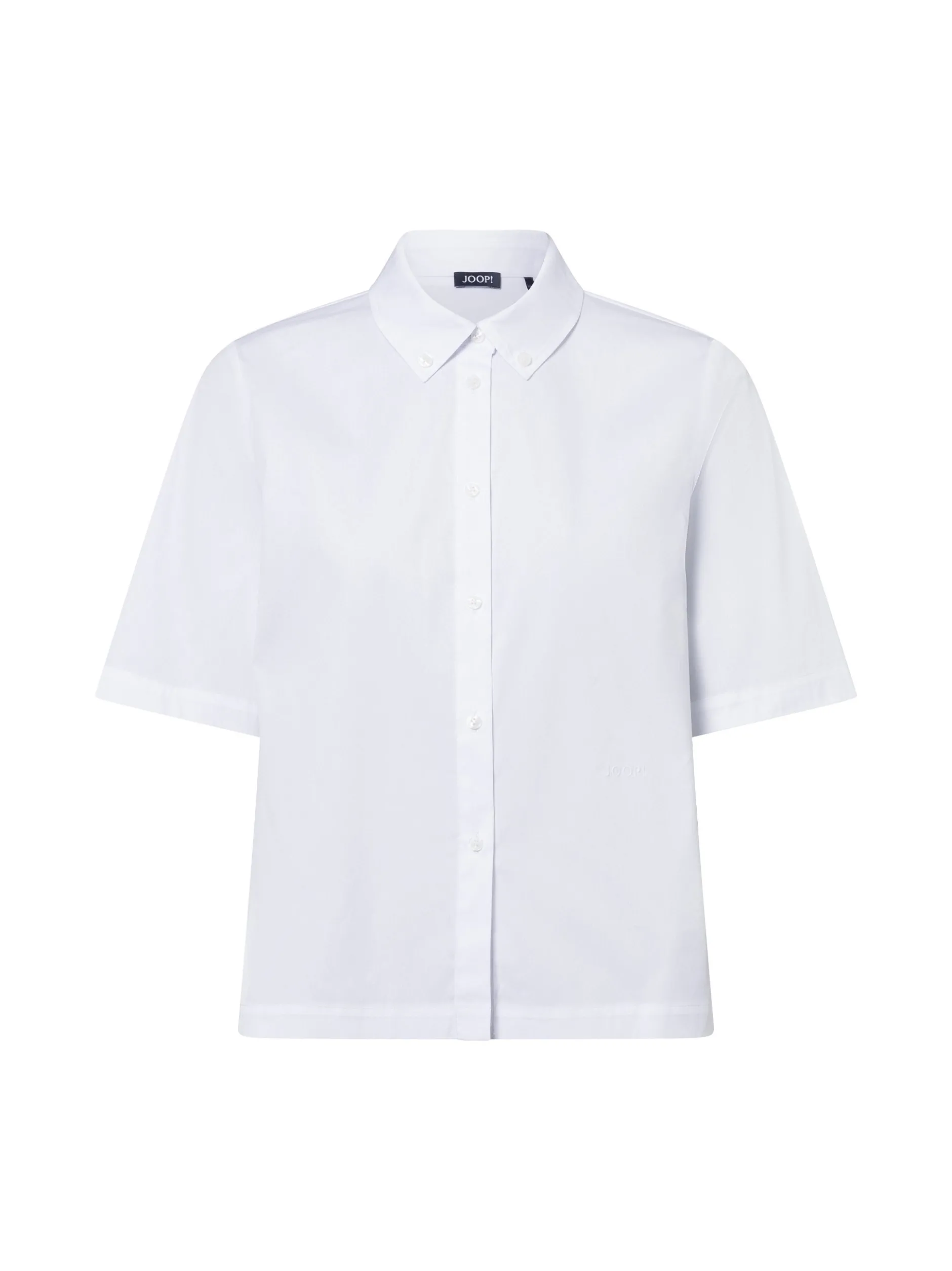 JOOP! Damen Kurzarmbluse - Berta in weiß