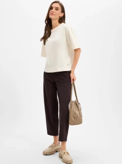 JOOP! Damen T-Shirt - Tede in ecru - Ärmel: kurzarm