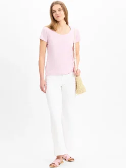JOOP! Damen T-Shirt - Tobie in altrosa - Ärmel: kurzarm