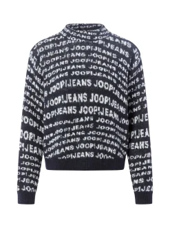 Joop Jeans Damen Strickpullover - Kalissa in marine weiß