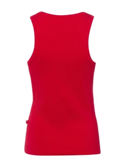 Joop Jeans Damen Tanktop - Tana in rot - Ärmel: ohne Arm