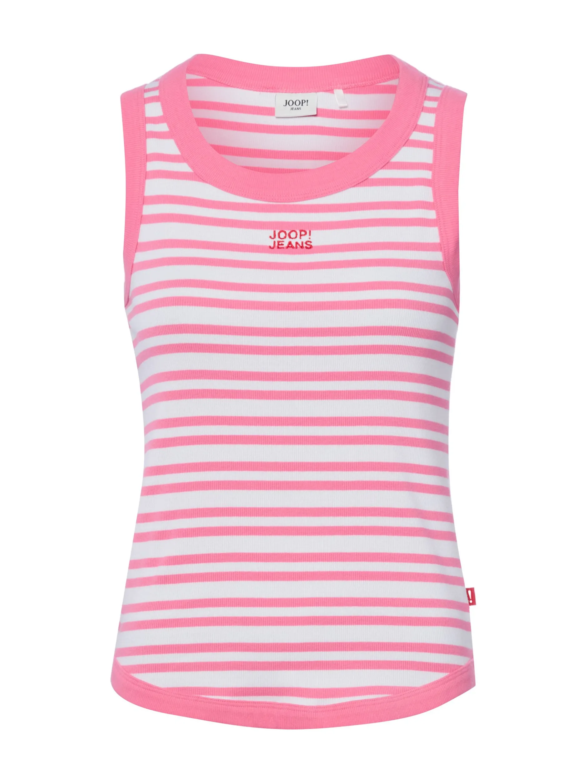 Joop Jeans Damen Tanktop - Tiani in rosa weiß
