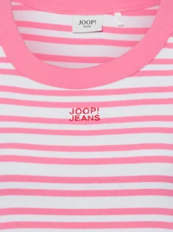 Joop Jeans Damen Tanktop - Tiani in rosa weiß