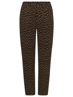 Kaffe Curve Damen Jerseyhose KCmyra in braun