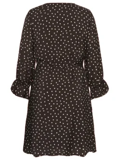 Kaffe Curve Damen Kleid KCditte in braun
