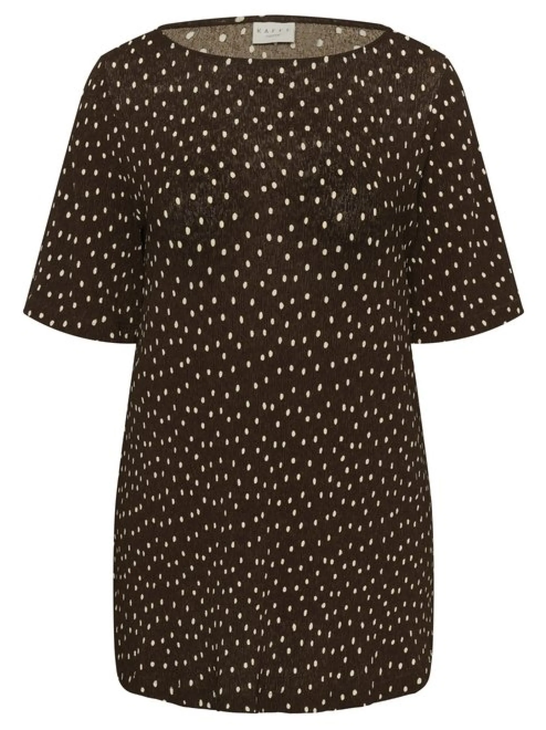 Kaffe Curve Damen T-Shirt KCmyra in braun