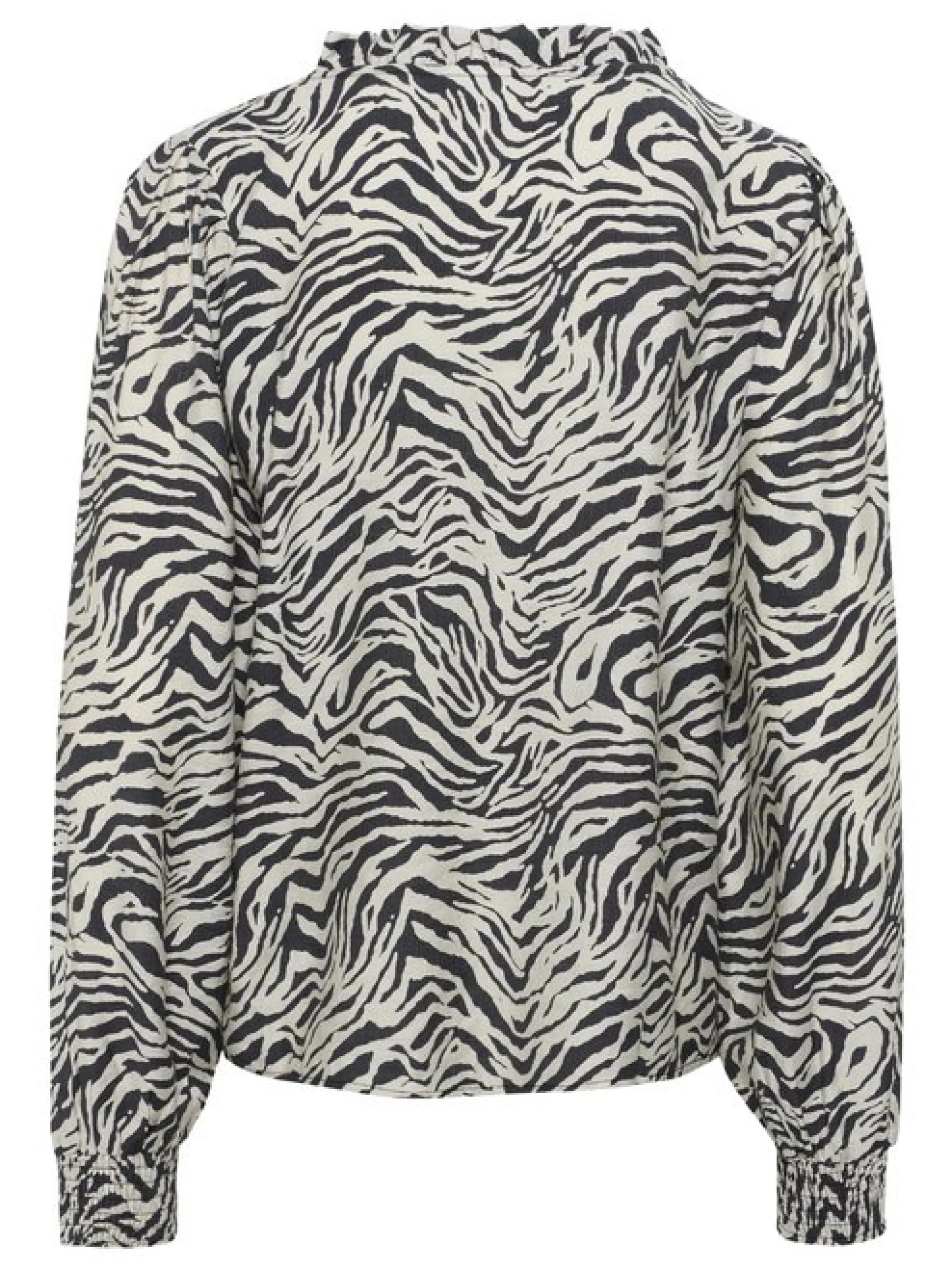 Kaffe Damen Bluse KAjodie in ecru schwarz
