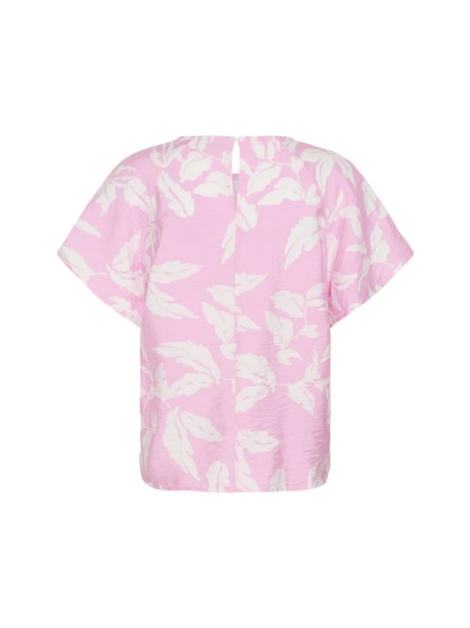 Kaffe Damen Bluse KAmarlo in pink weiß