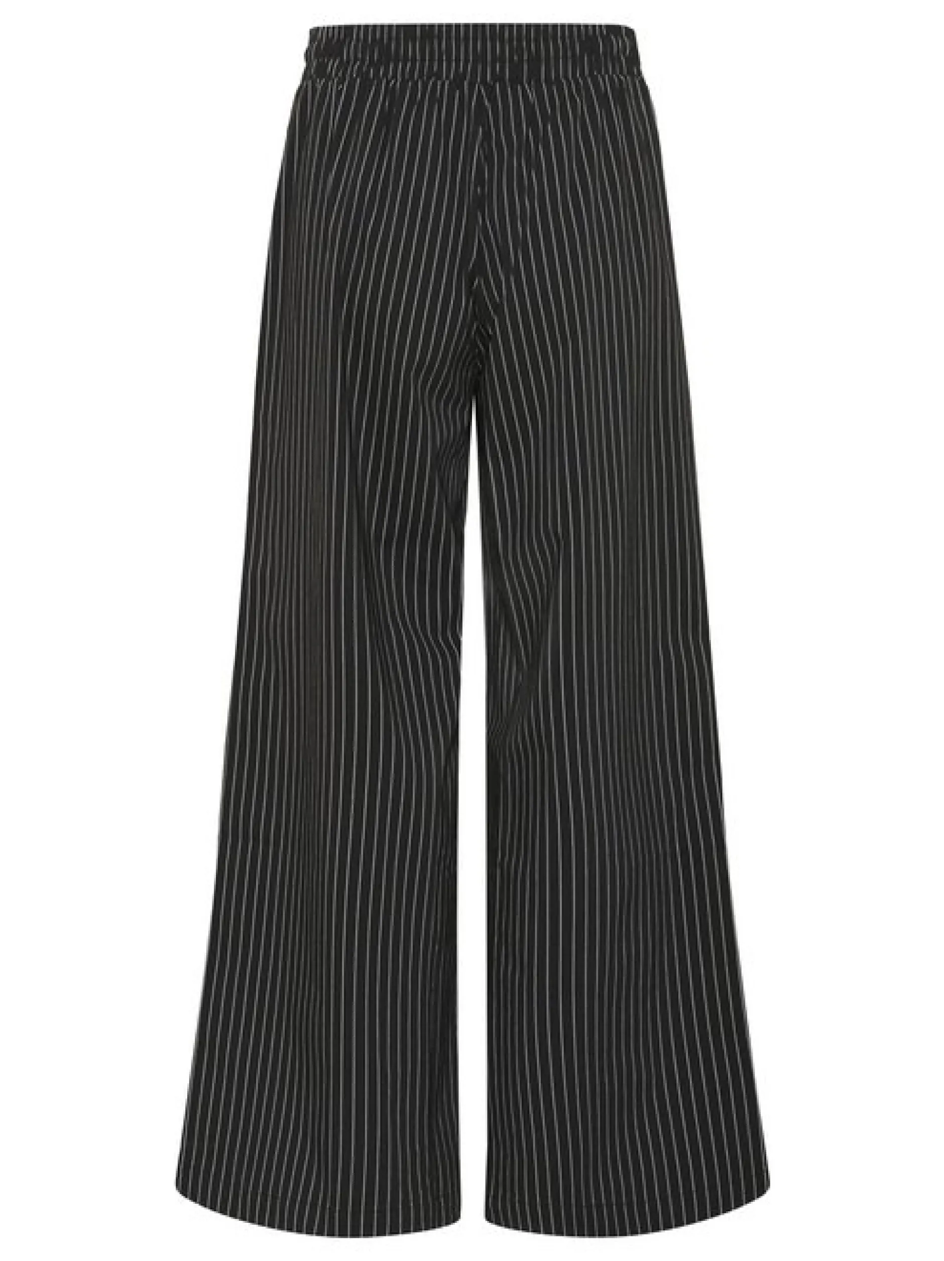 Kaffe Damen Casual Hose KAeliana Elastische Taille in schwarz
