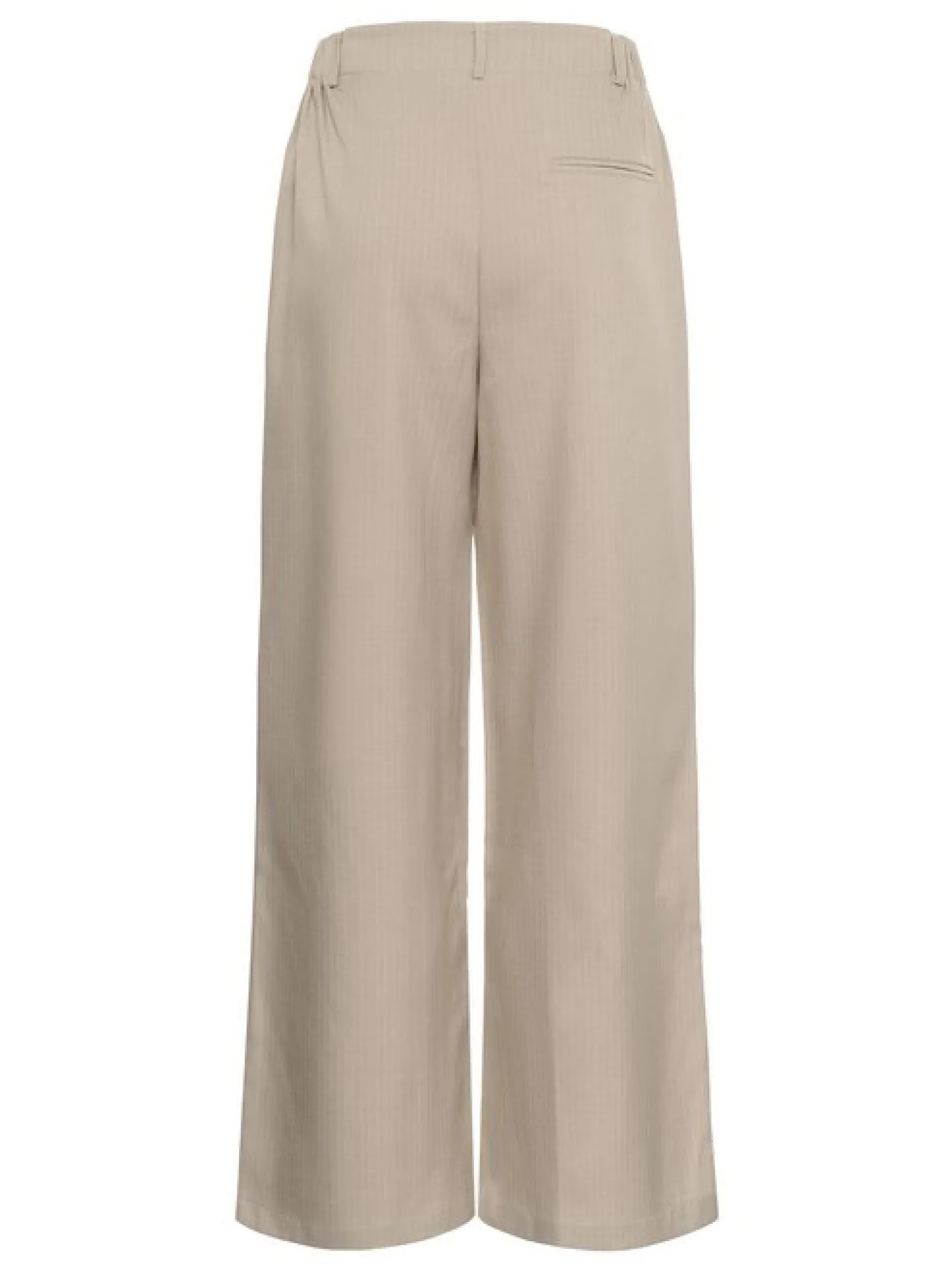 Kaffe Damen Casual Hose KAkaren Elastische Taille in beige