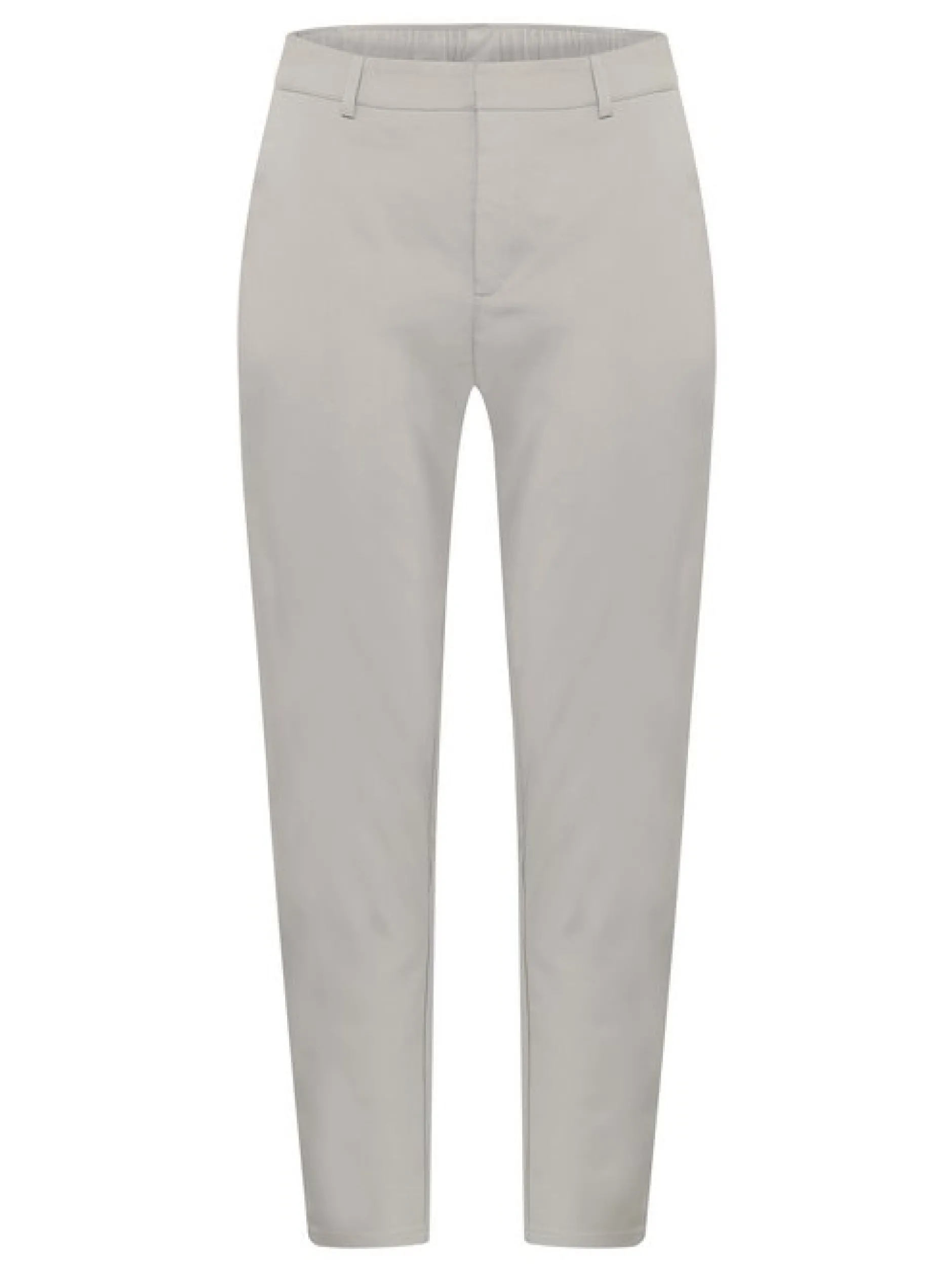 Kaffe Damen Casual Hose KAloraine Hohe Taille in hellgrau