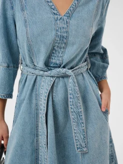 Kaffe Damen Denimkleid KAjordi in blau