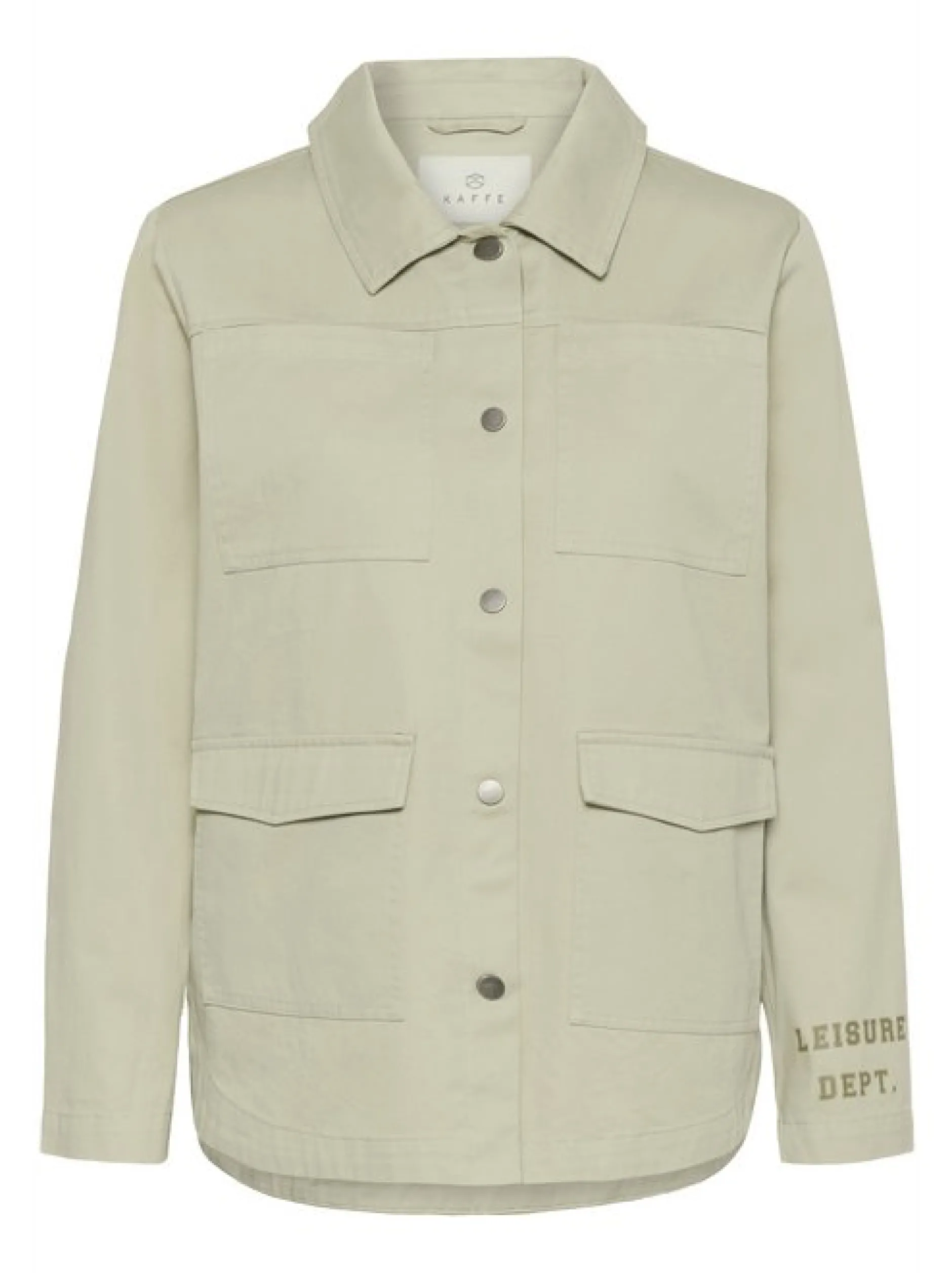 Kaffe Damen Hemdjacke KAcica in beige