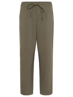 Kaffe Damen Hose KAmerle Hohe Taille in braun