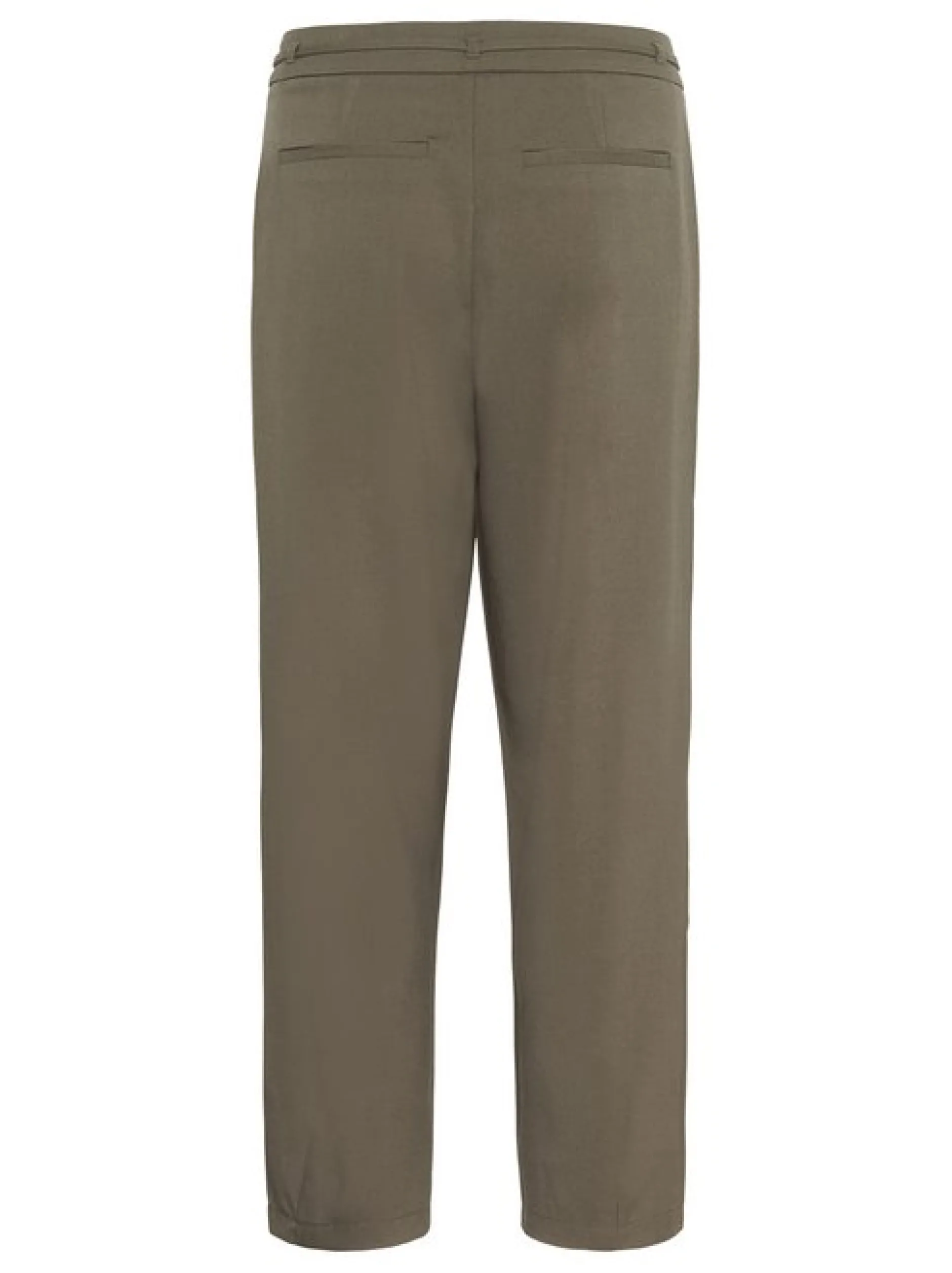 Kaffe Damen Hose KAmerle Hohe Taille in braun