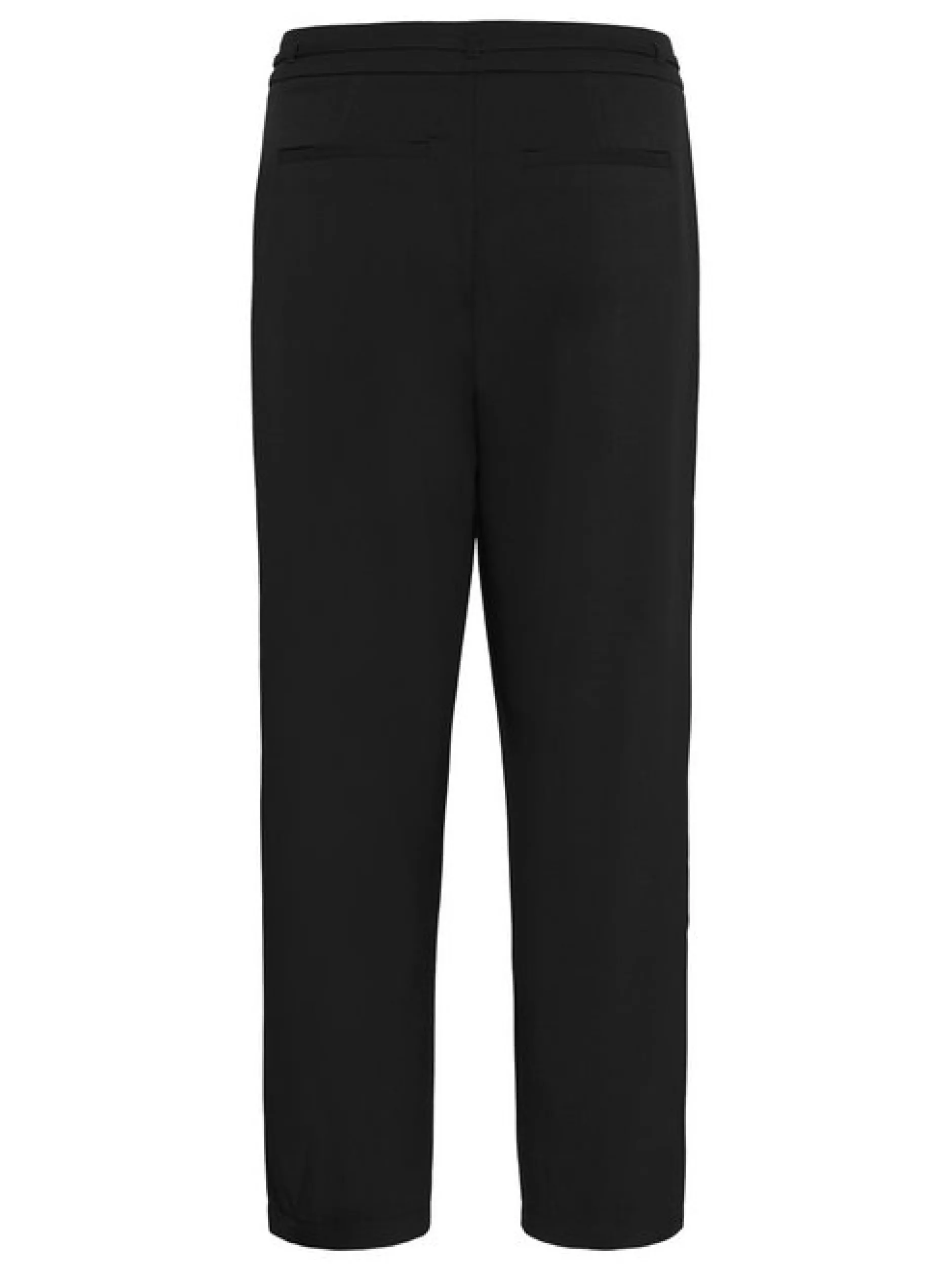 Kaffe Damen Hose KAmerle Hohe Taille in schwarz
