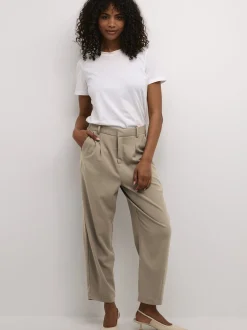 Kaffe Damen Hose KAMERLE in beige