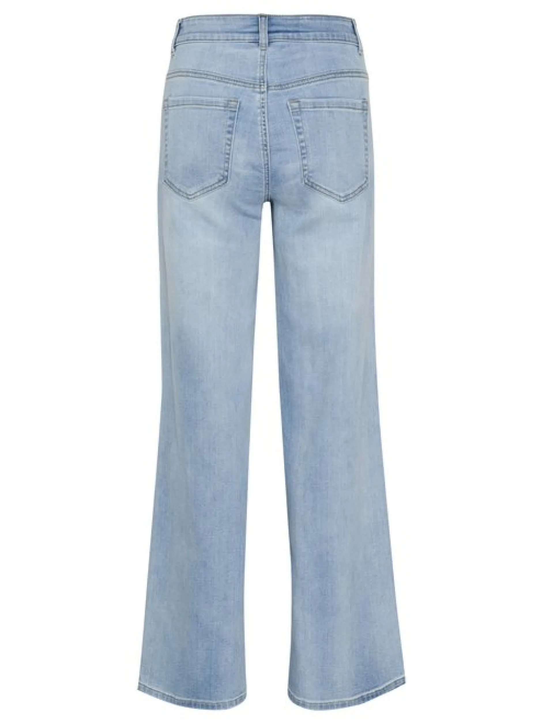 Kaffe Damen Jeans KAkarla Hohe Taille in blau