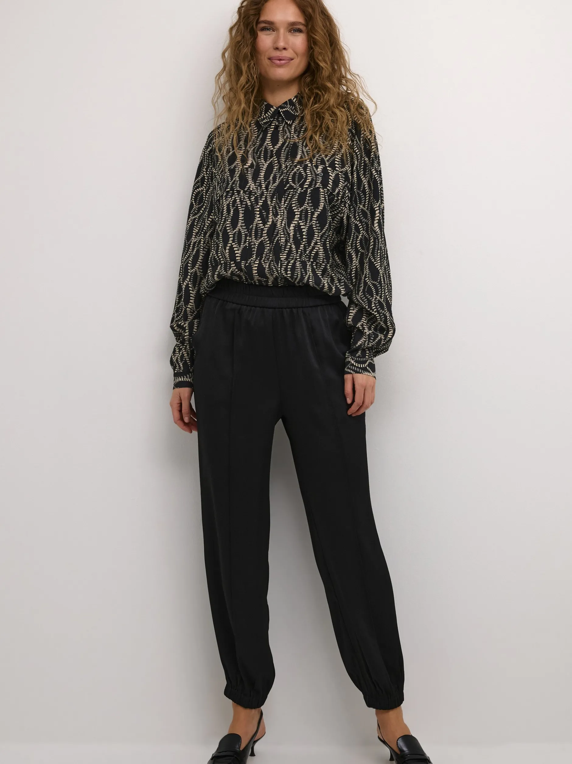 Kaffe Damen Jogpants KAingrid in schwarz