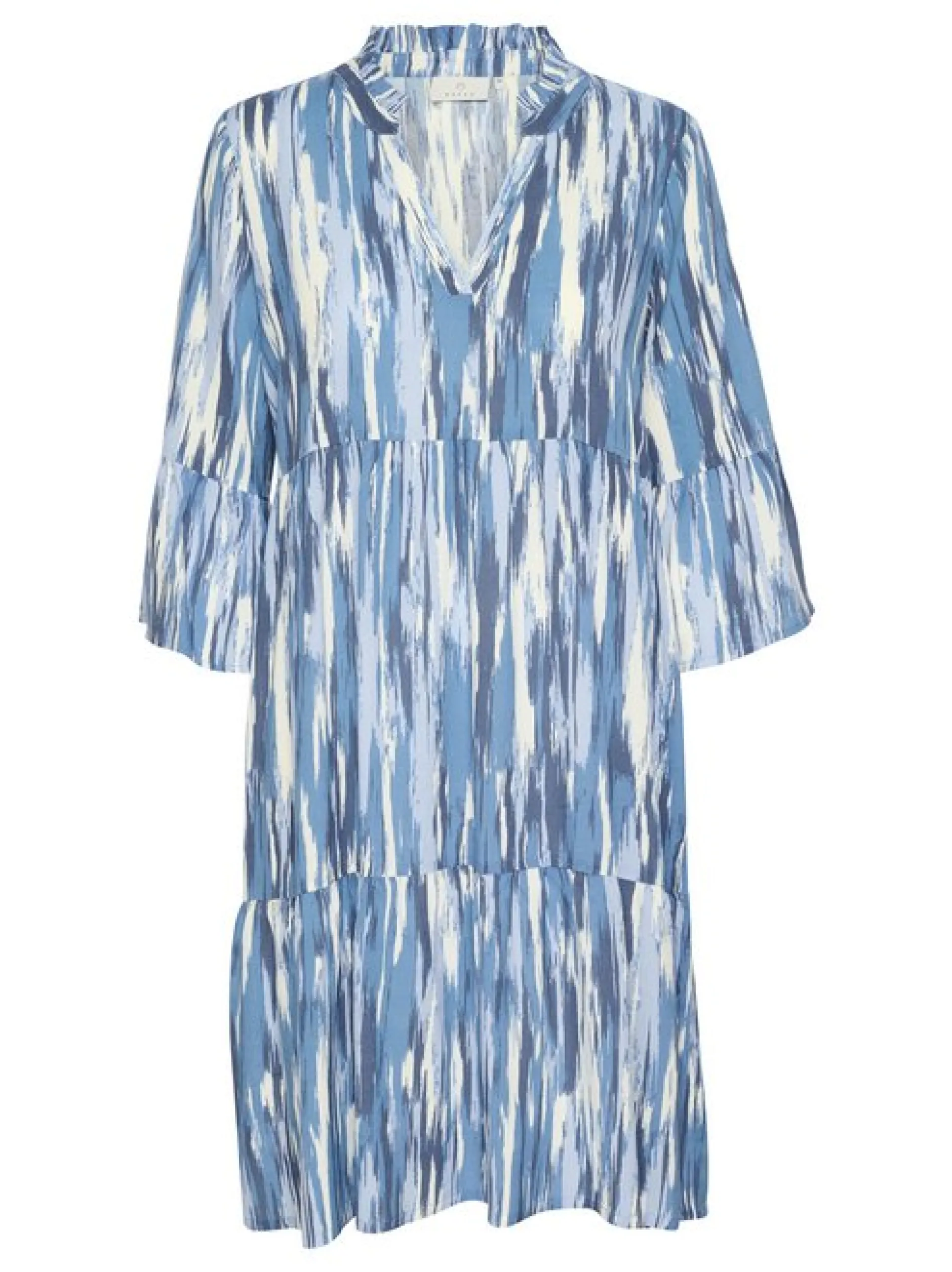 Kaffe Damen Kleid KAarina in blau
