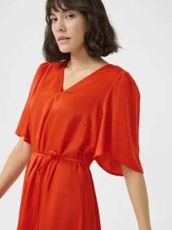 Kaffe Damen Kleid KAdevi in orange