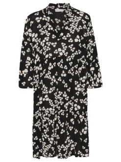 Kaffe Damen Kleid KAhera in schwarz
