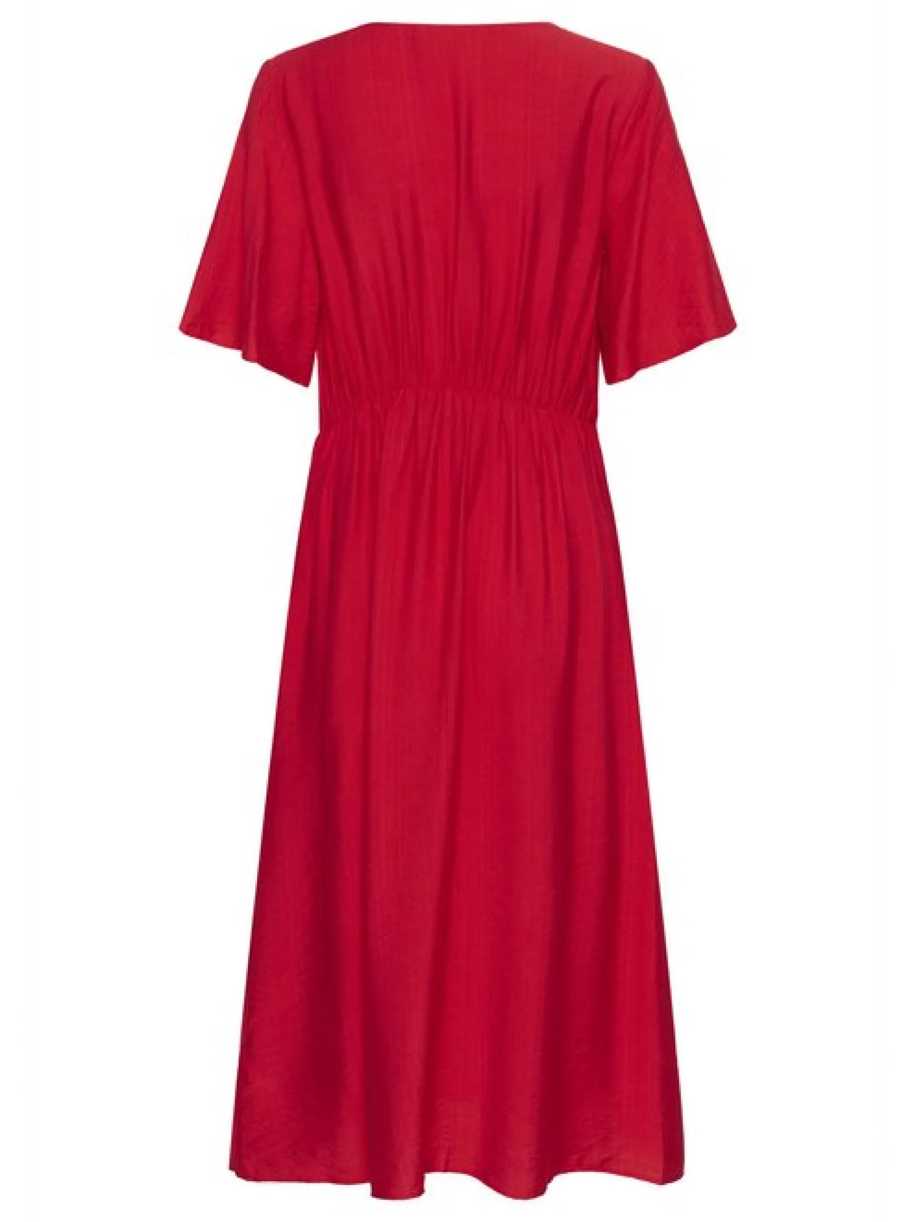 Kaffe Damen Kleid KAjasmin in rot