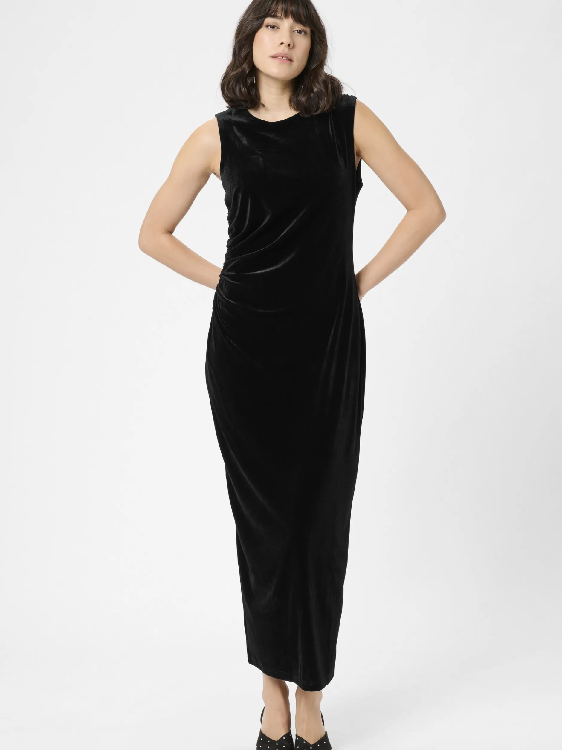 Kaffe Damen Kleid KAkelly in schwarz