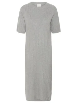 Kaffe Damen Kleid Kalizza in grau