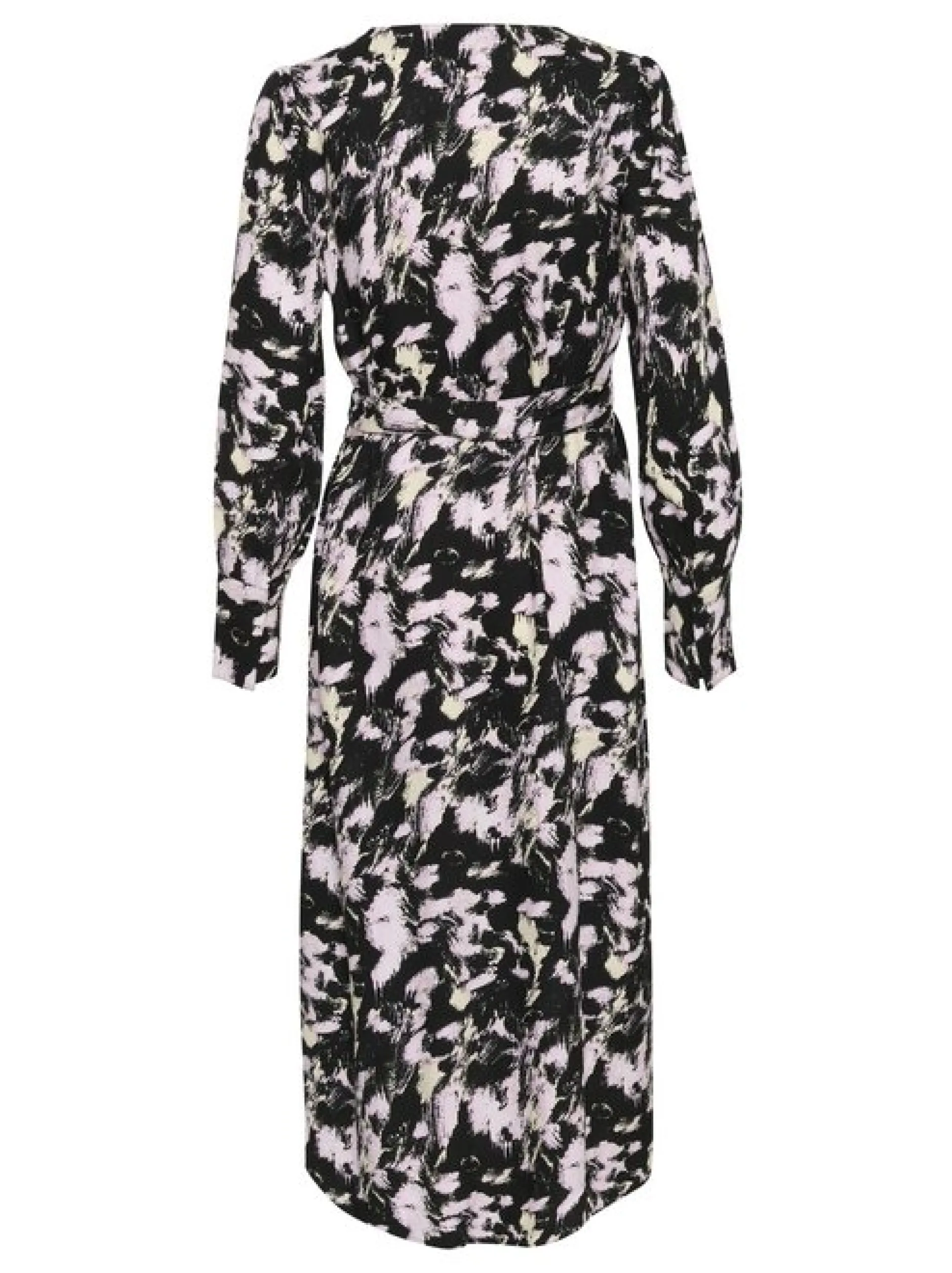 Kaffe Damen Kleid KAlura in schwarz mehrfarbig