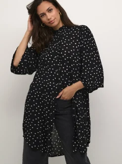 Kaffe Damen Kleid KAvinni in schwarz