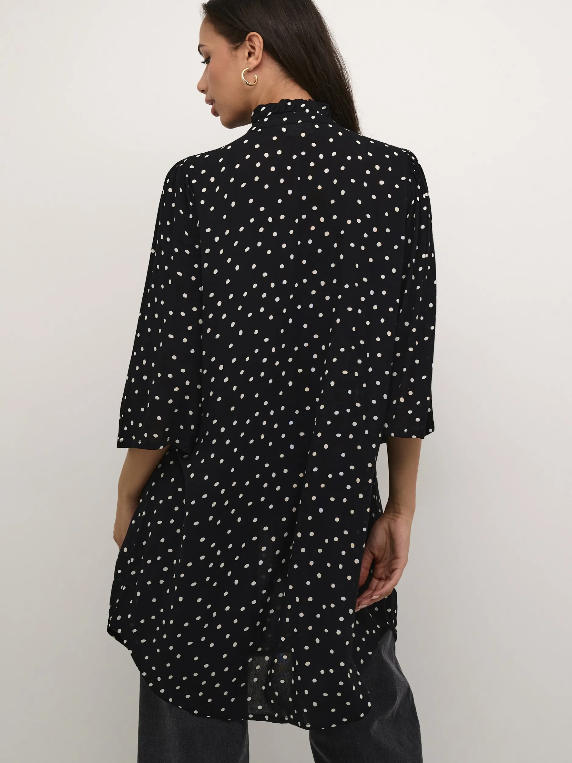 Kaffe Damen Kleid KAvinni in schwarz