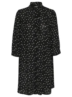 Kaffe Damen Kleid KAvinni in schwarz