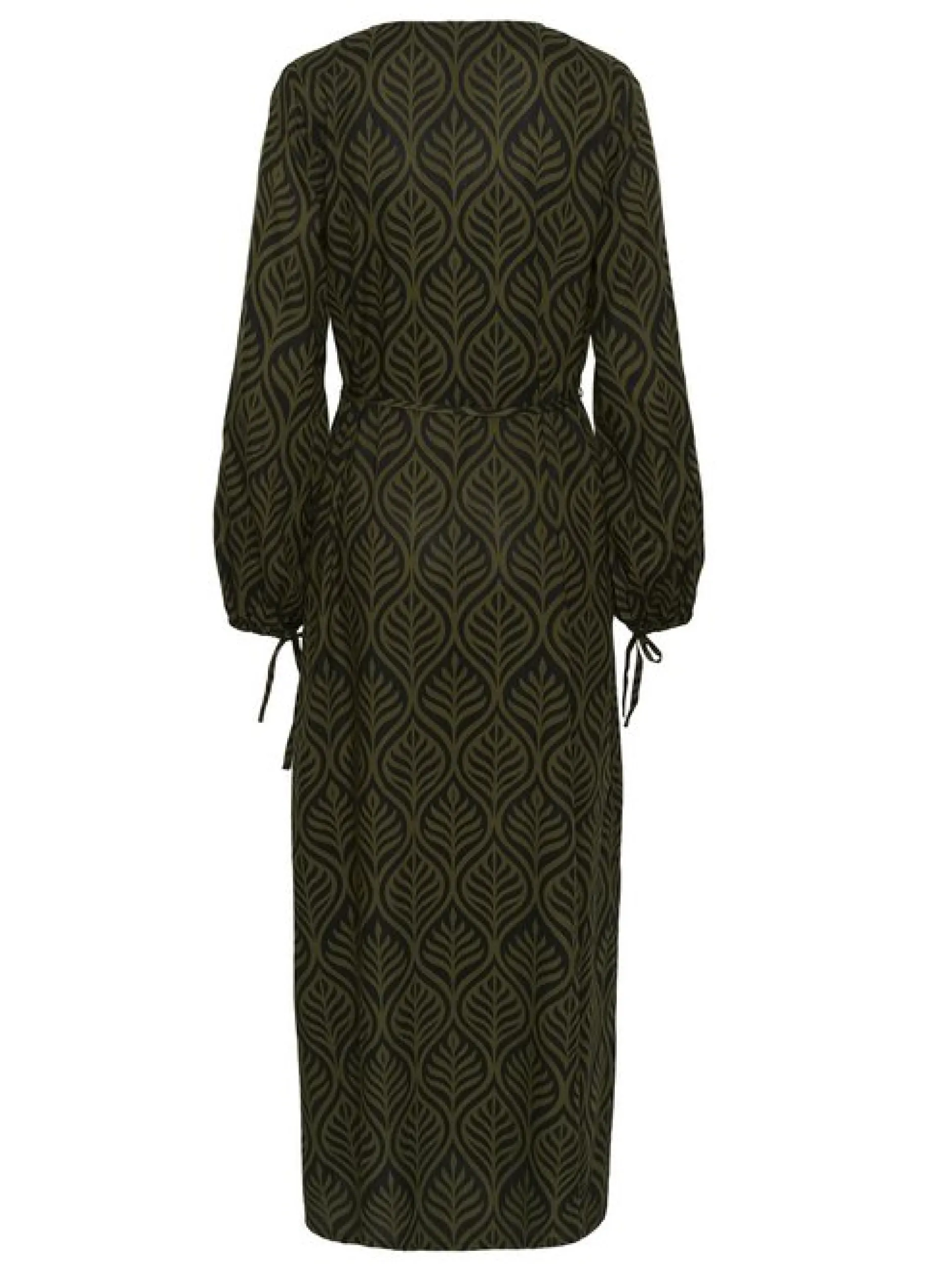 Kaffe Damen Kleid KAvioletta in schwarz grün