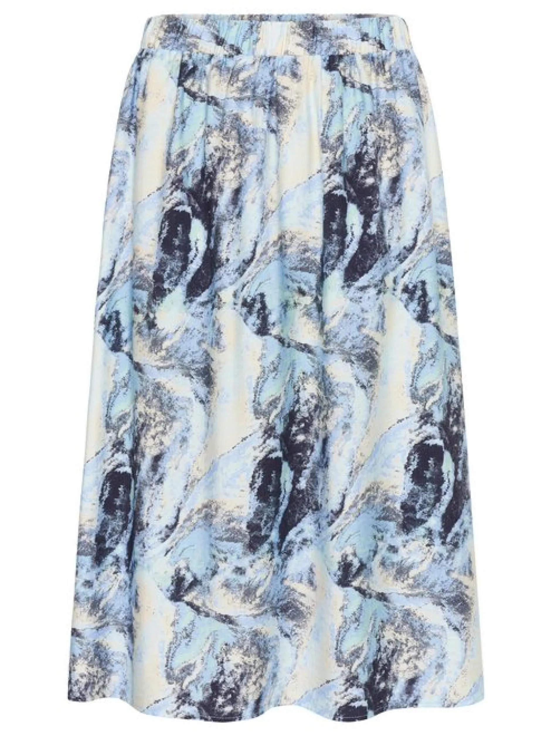 Kaffe Damen Rock KAjasmin in blau