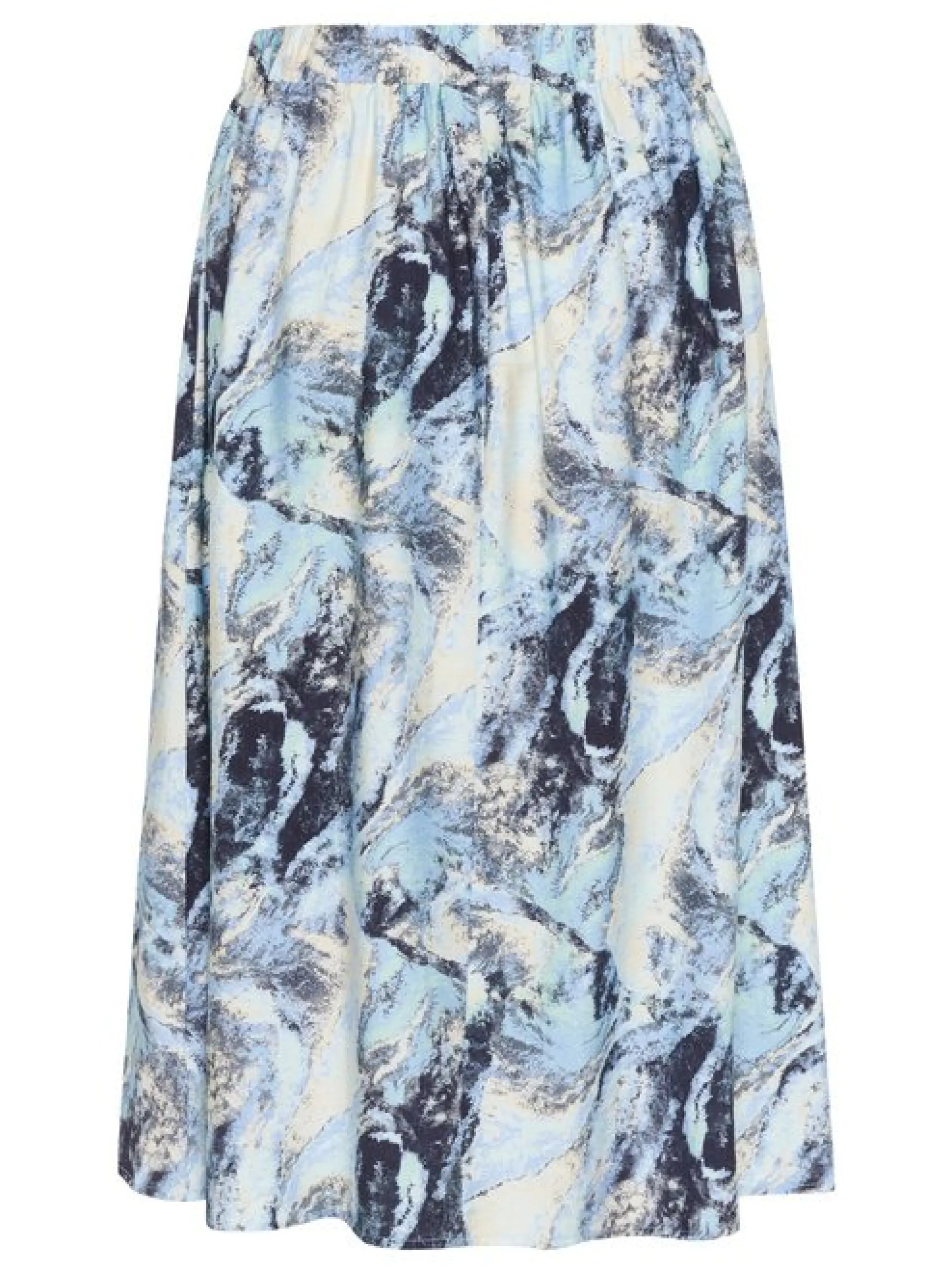 Kaffe Damen Rock KAjasmin in blau
