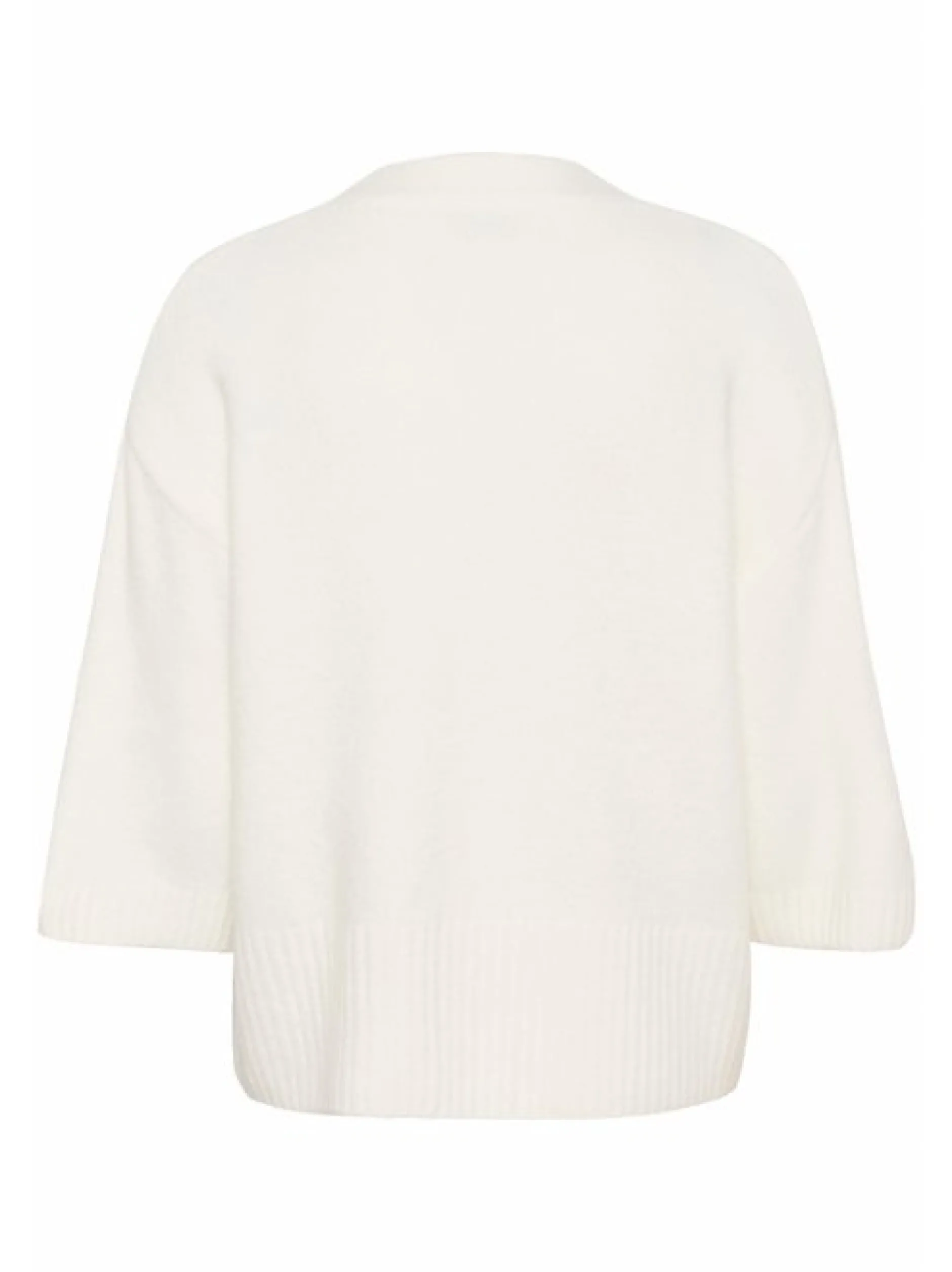 Kaffe Damen Strickjacke KArosie in ecru