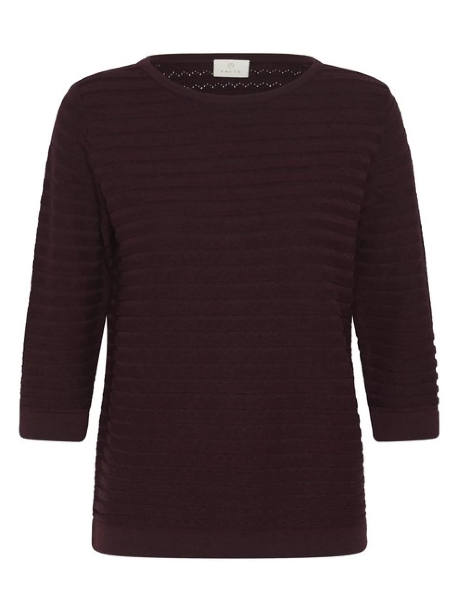 Kaffe Damen Strickpullover KAbirma in bordeaux